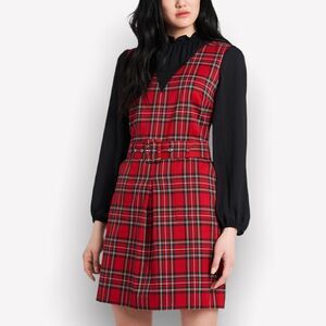 Riley & Rae Estelle‎ Plaid Dress Mini Size XXS